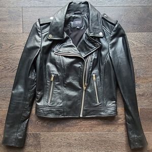 Lamarque Black Leather Jacket